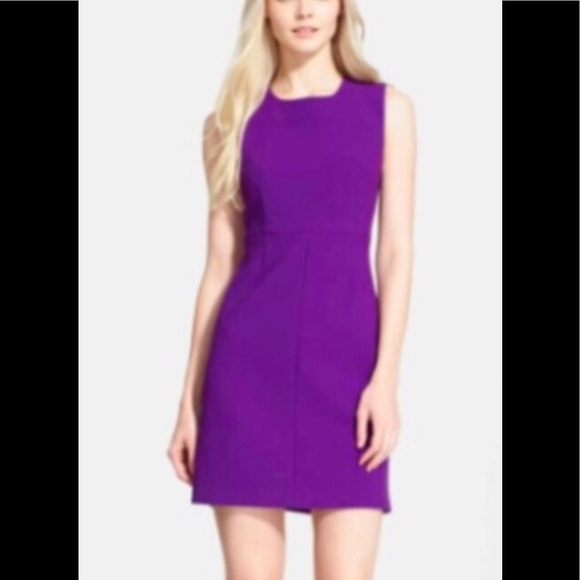 Diane Von Furstenberg Dresses & Skirts - Diane Von Furstenberg Purple Sheath Dress